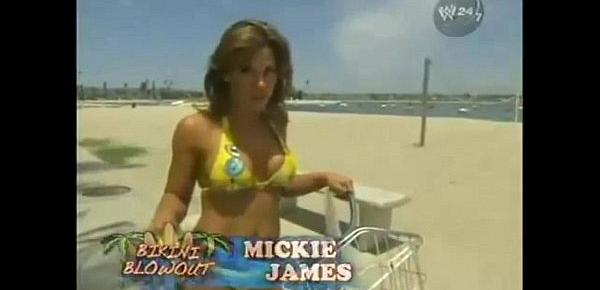  Mickie James Bikini Blowout